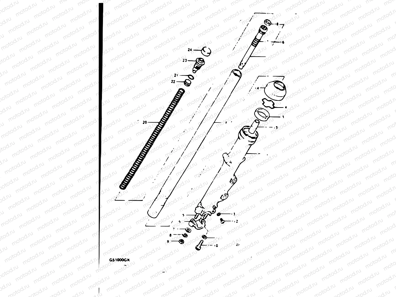 61 - FRONT FORK (E02, E04, E17, E18, E21, E22, E24-26, E34, E39)
