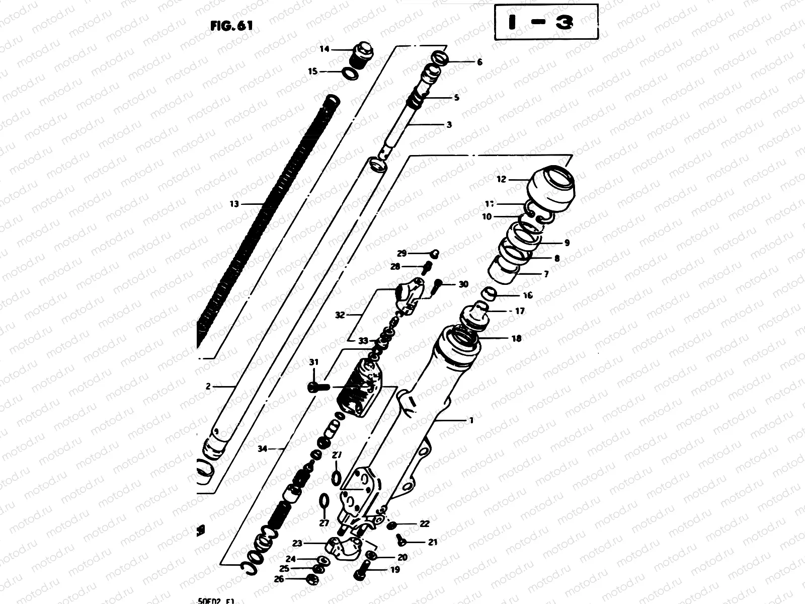 61 - FRONT LEFT DAMPER