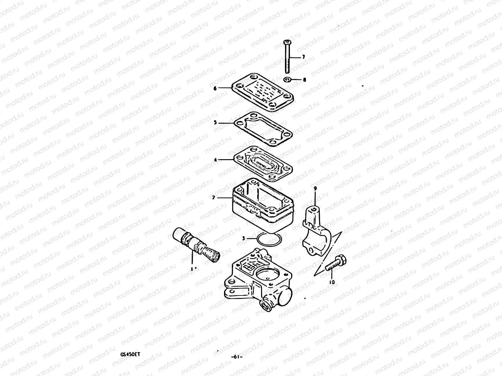 61 - FRONT MASTER CYLINDER