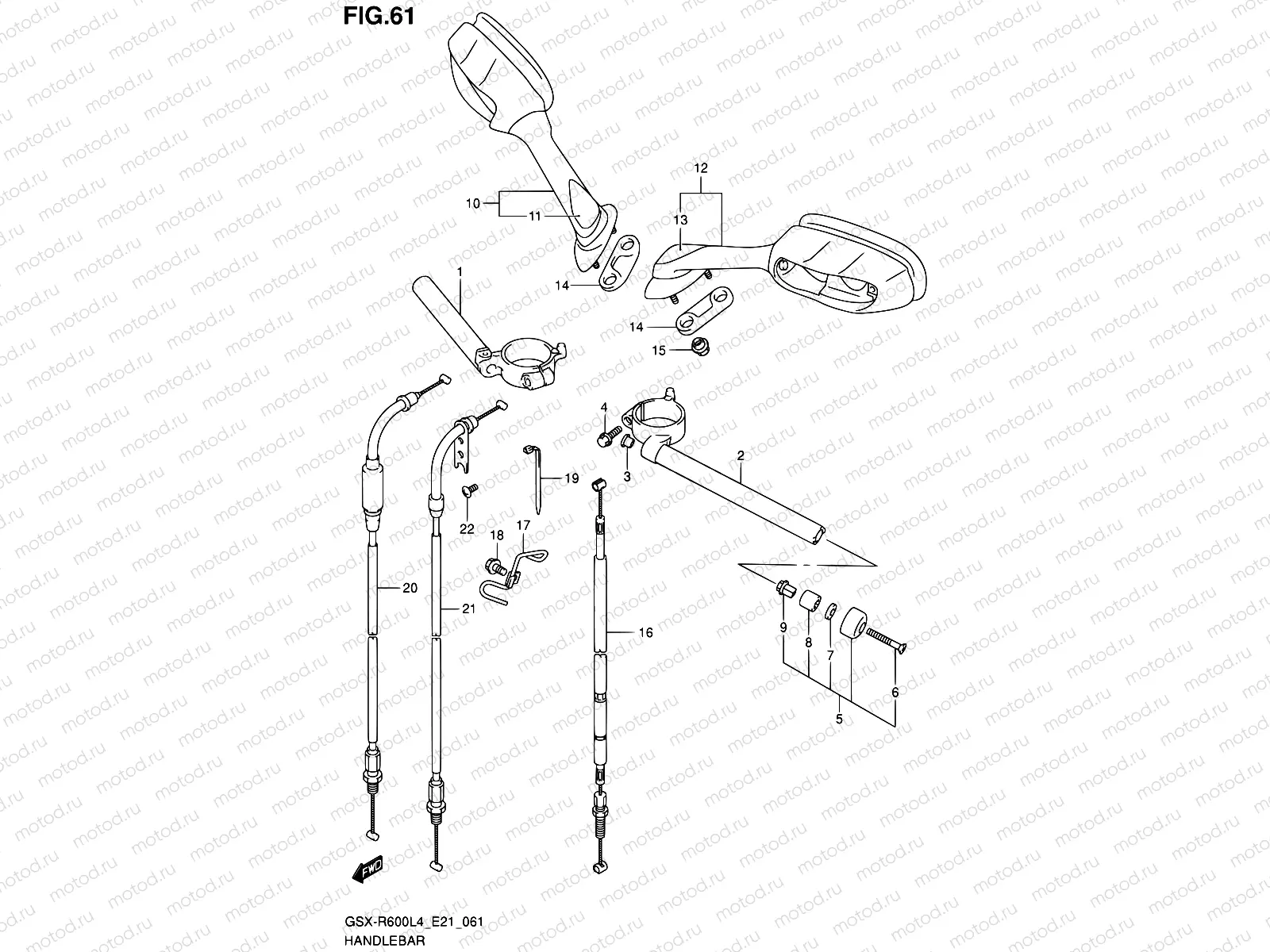 61 - HANDLEBAR