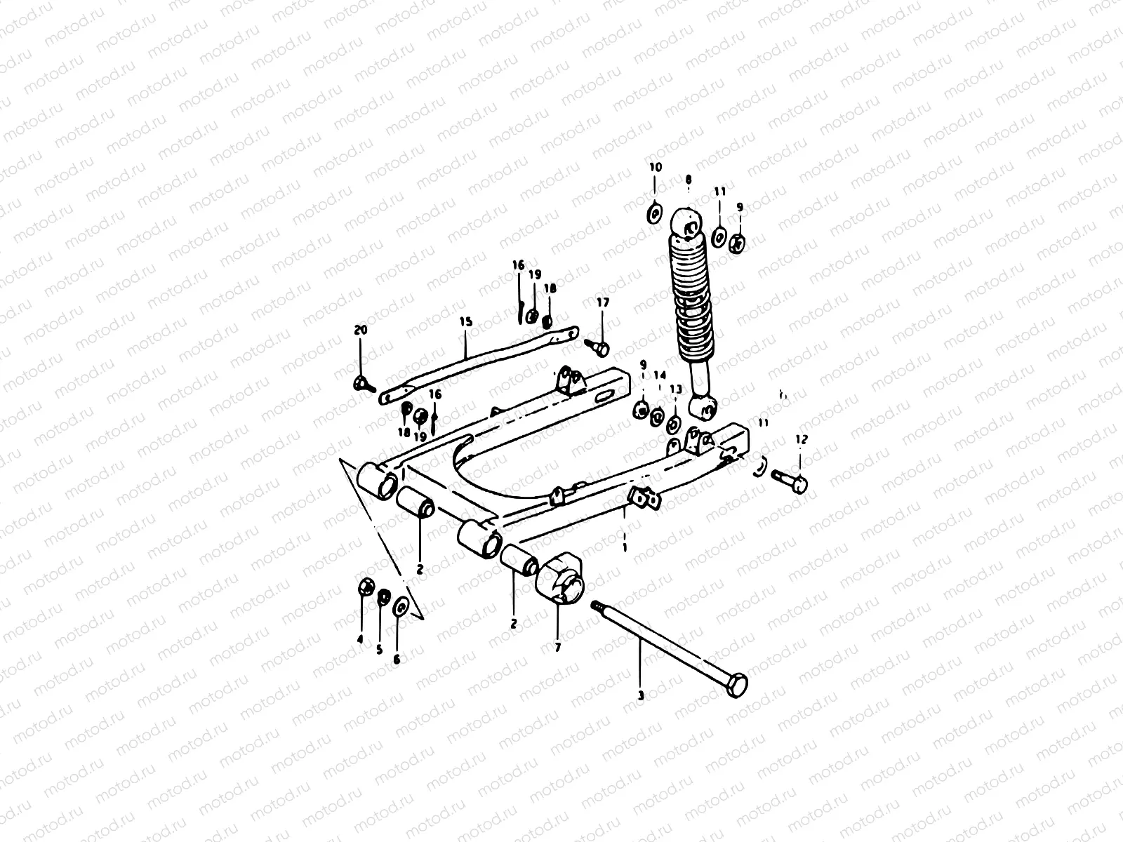 61 - REAR SWINGING ARM
