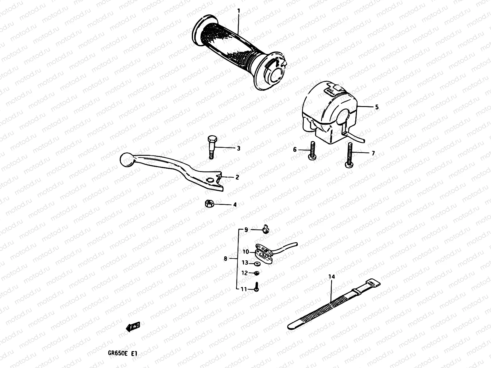 61 - RIGHT HANDLE SWITCH