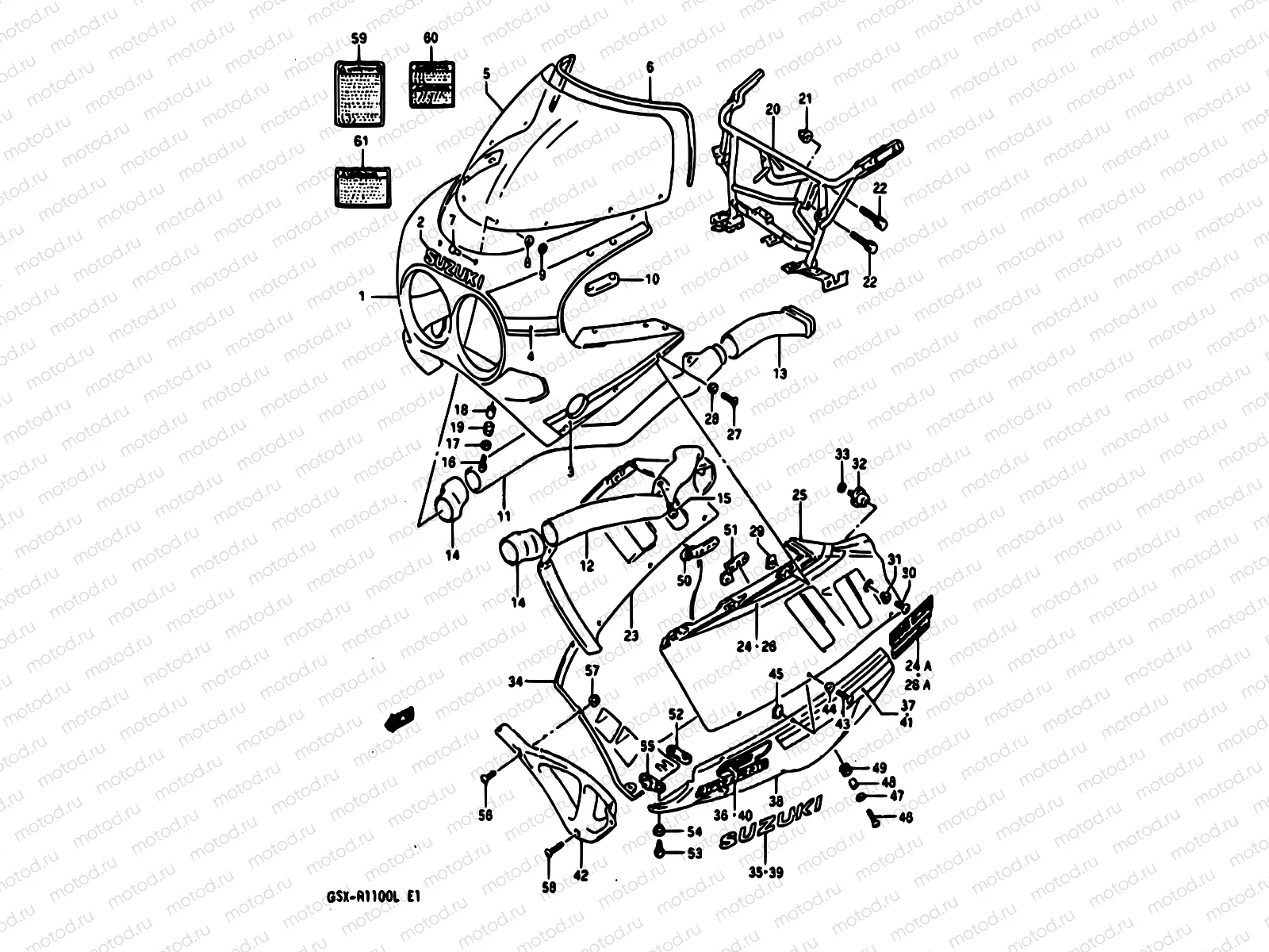 62 - COWLING (MODEL L 3EE)