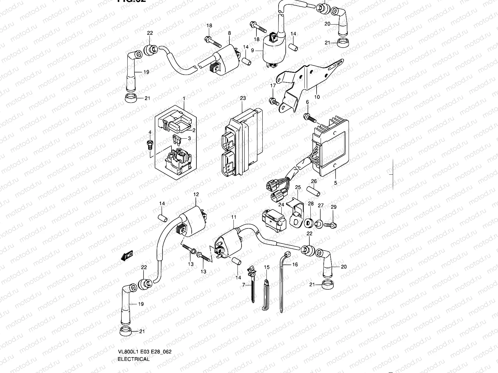 62 - ELECTRICAL (VL800L1 E33)