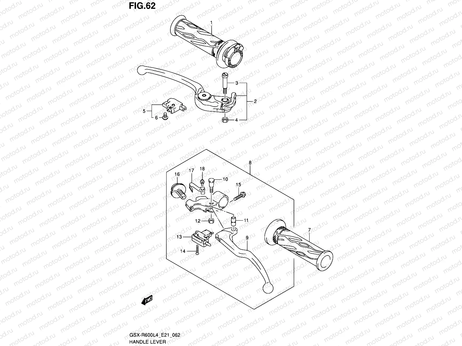 62 - HANDLE LEVER