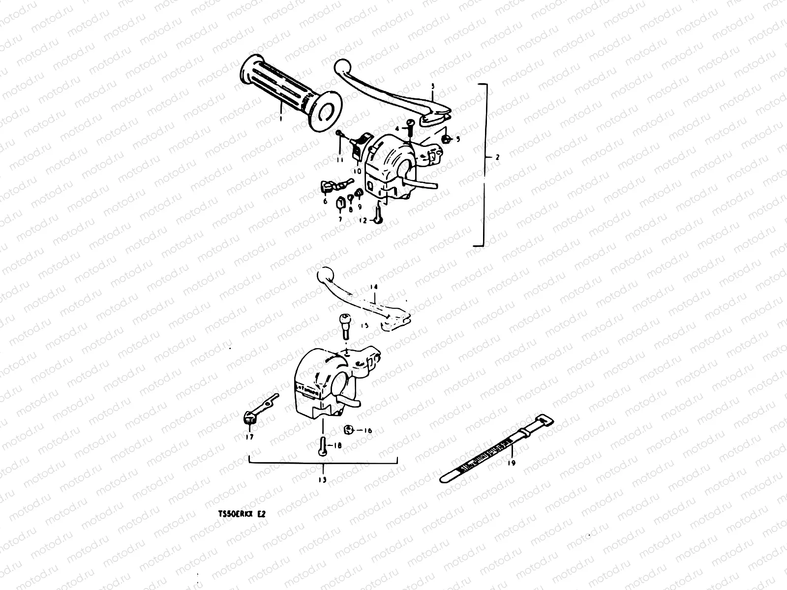 62 - LEFT HANDLE SWITCH