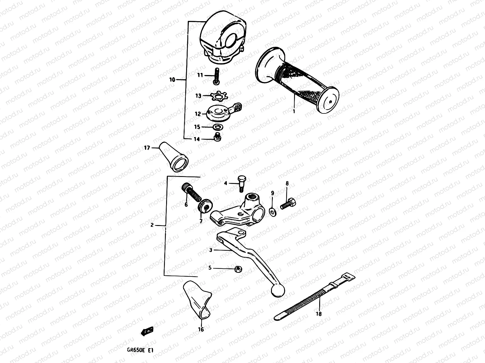 62 - LEFT HANDLE SWITCH