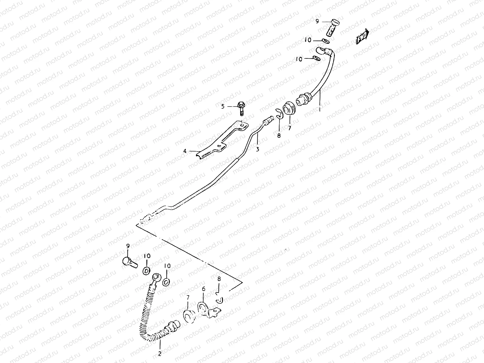 62 - REAR BRAKE HOSE