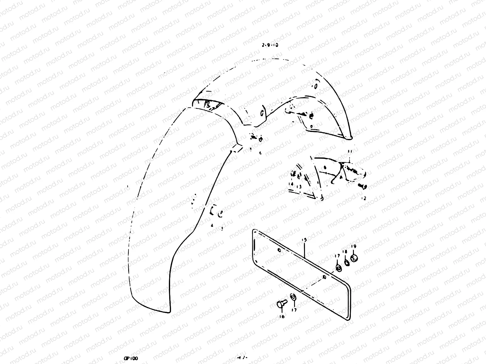 62 - REAR FENDER