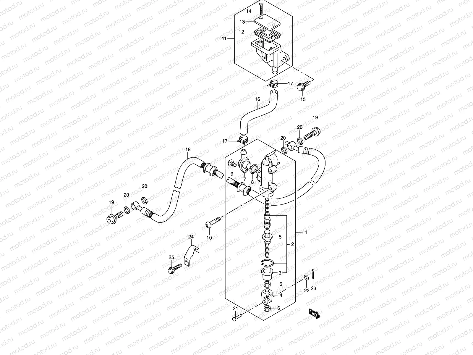 62 - REAR MASTER CYLINDER