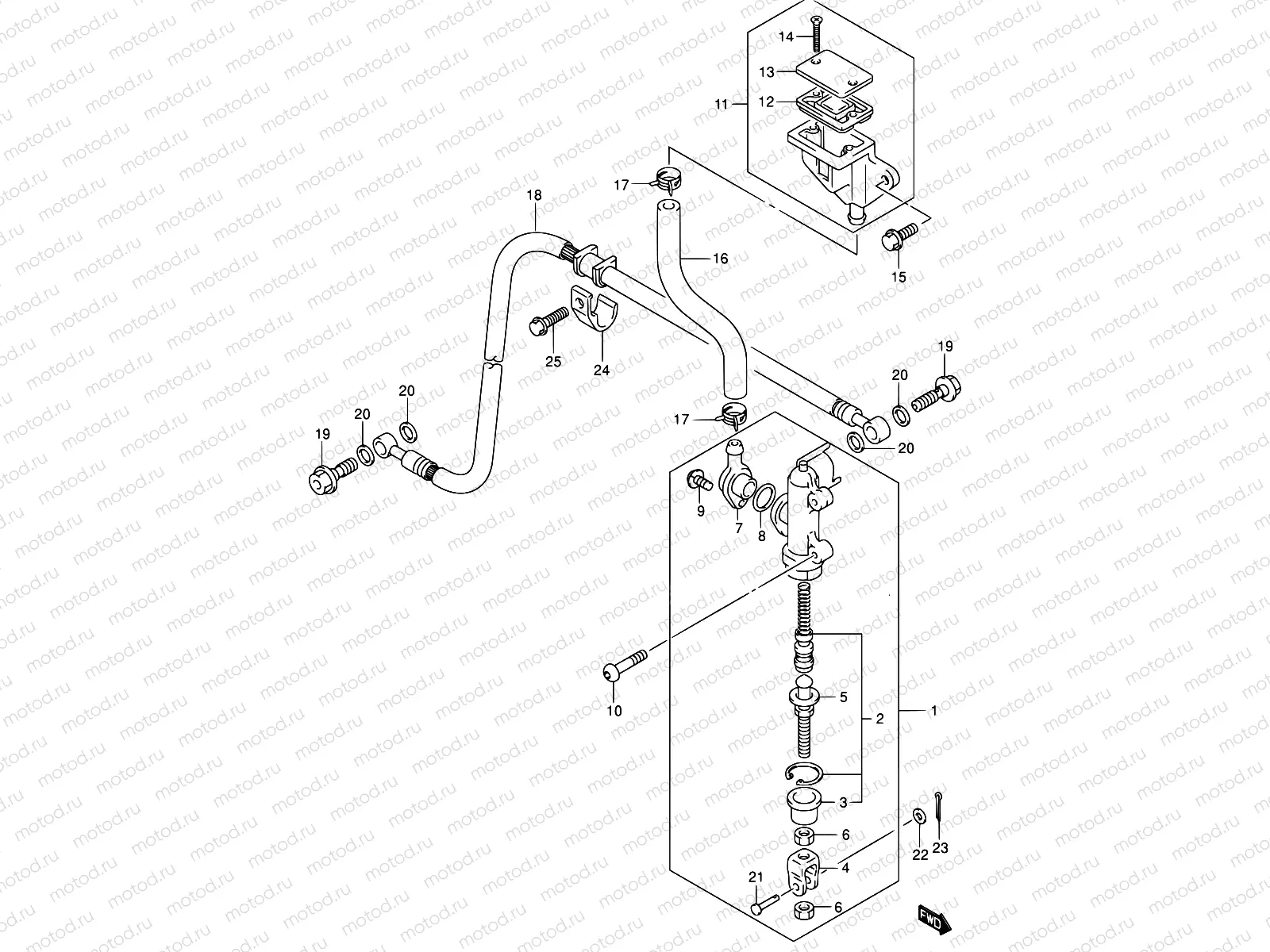 62 - REAR MASTER CYLINDER