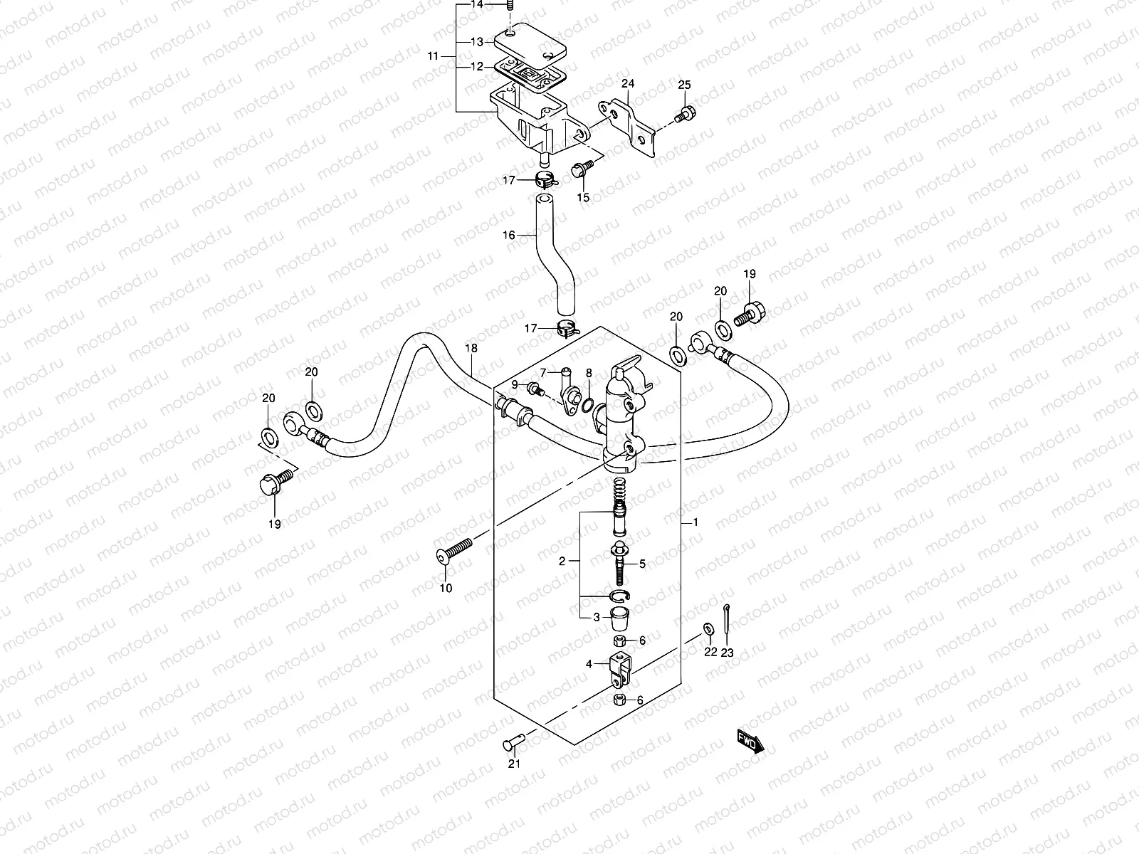 62 - REAR MASTER CYLINDER