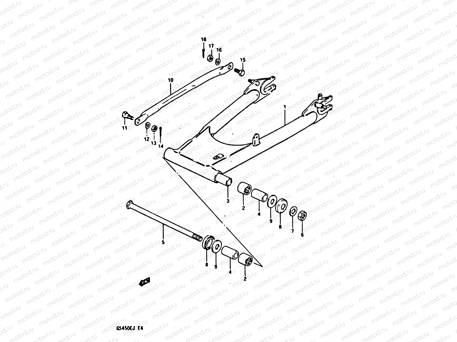 62 - REAR SWINGING ARM
