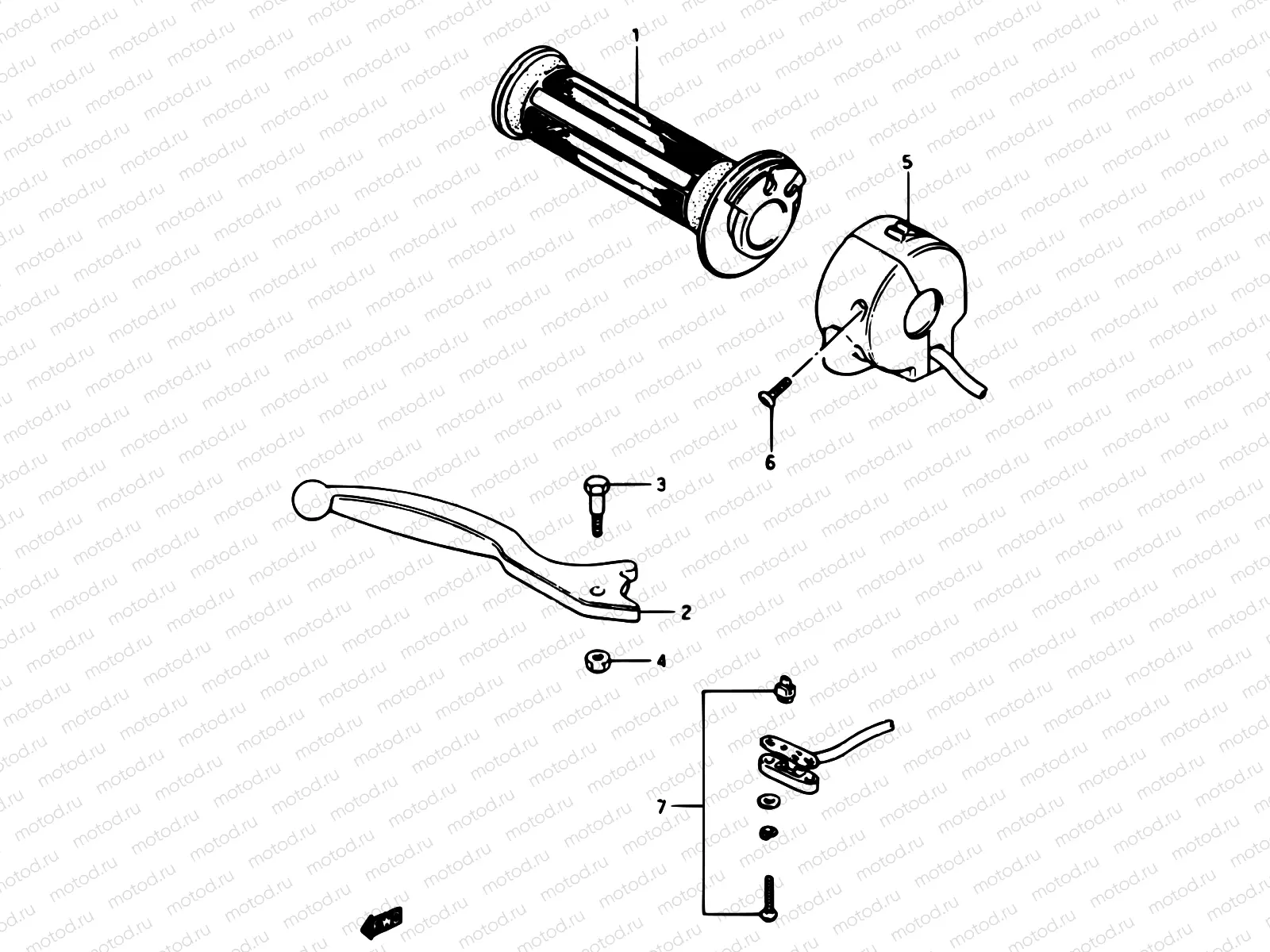 62 - RIGHT HANDLE SWITCH