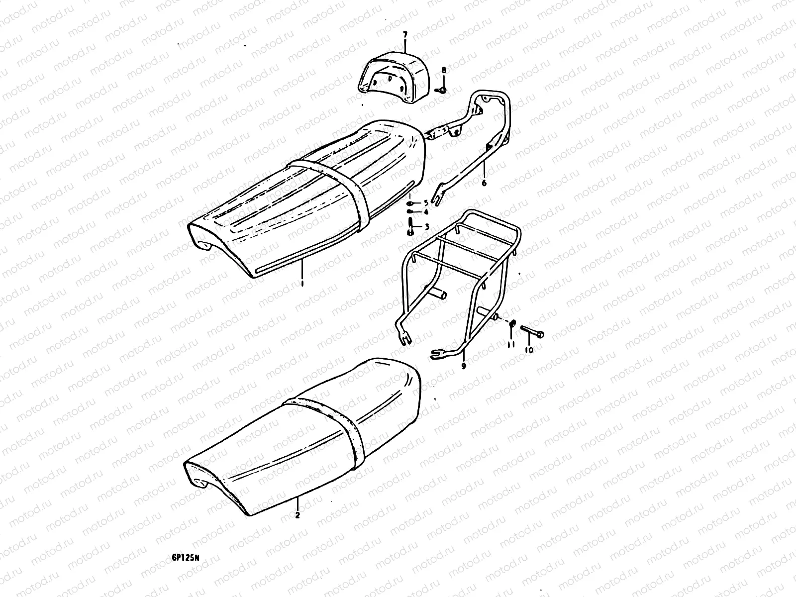 62 - SEAT (GP125C, GP125UC)