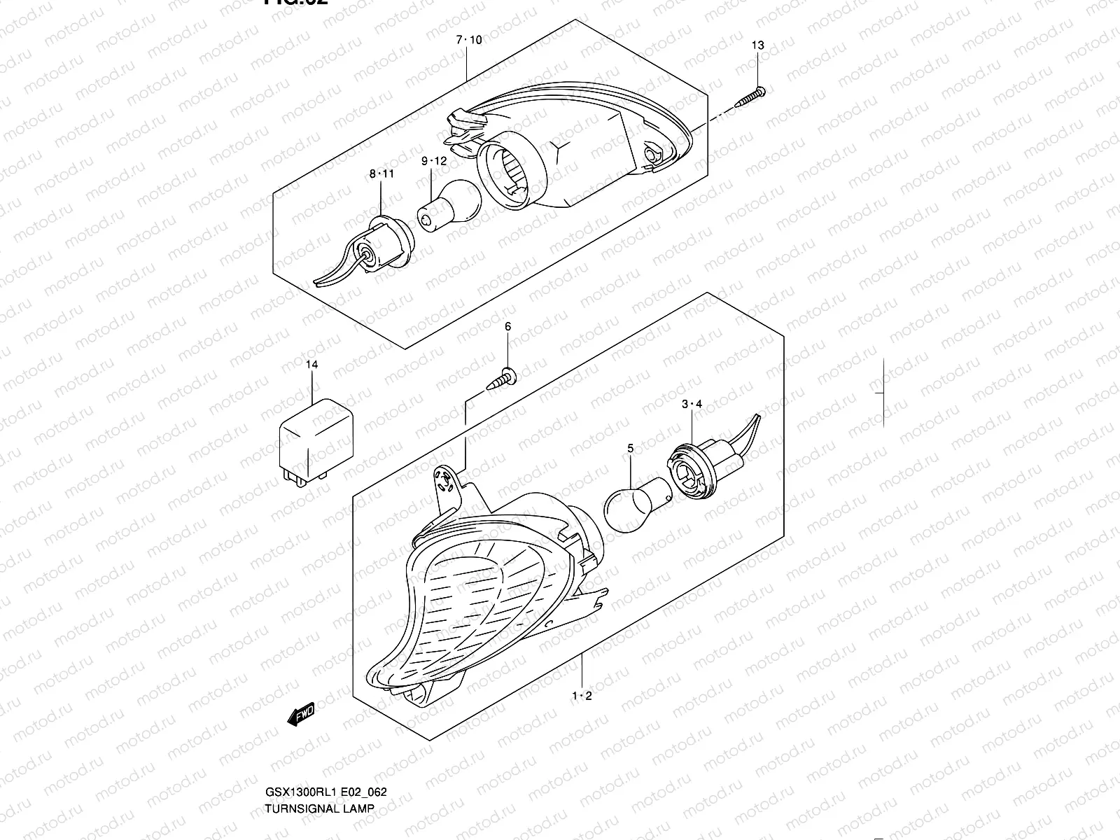 62 - TURNSIGNAL LAMP
