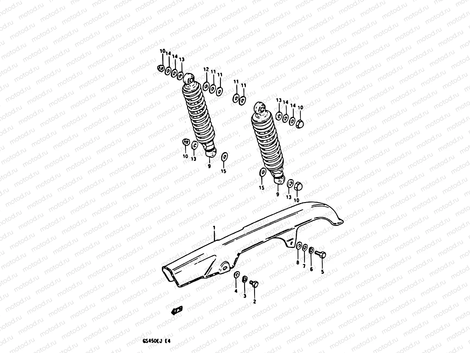 63 - CHAIN CASE - SHOCK ABSORBER