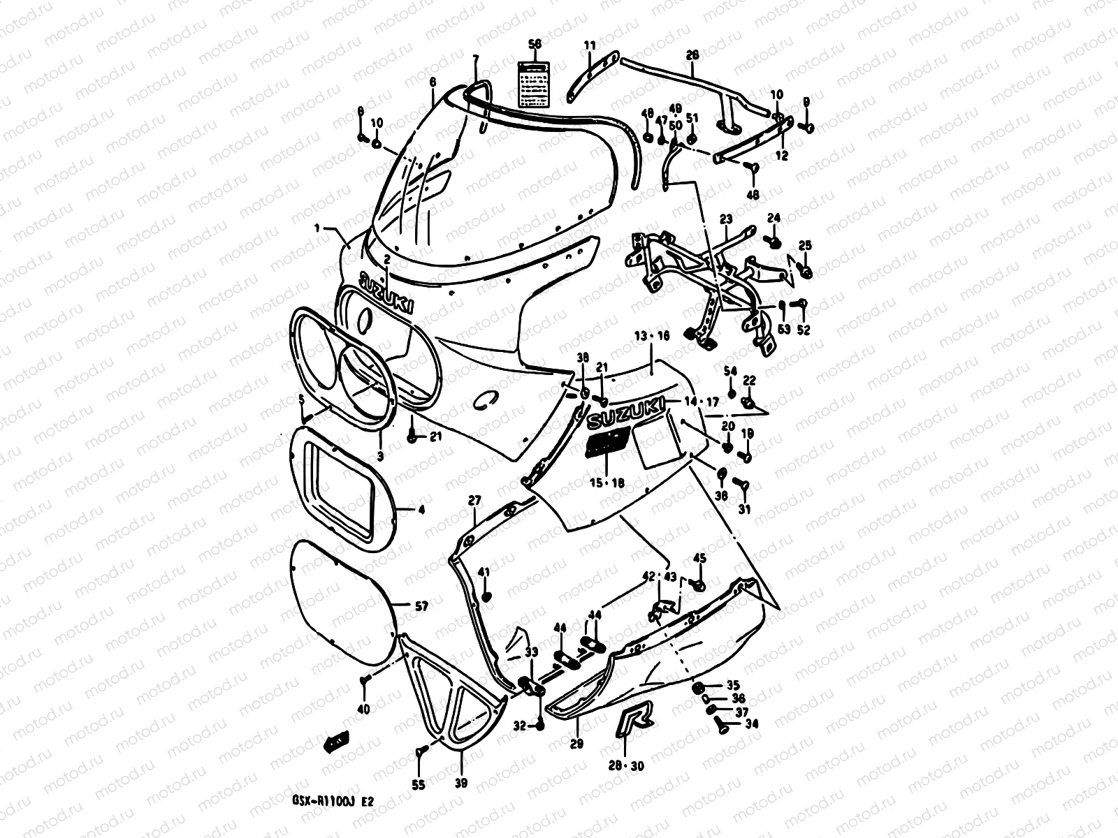 63 - COWLING (MODEL J,13Z)