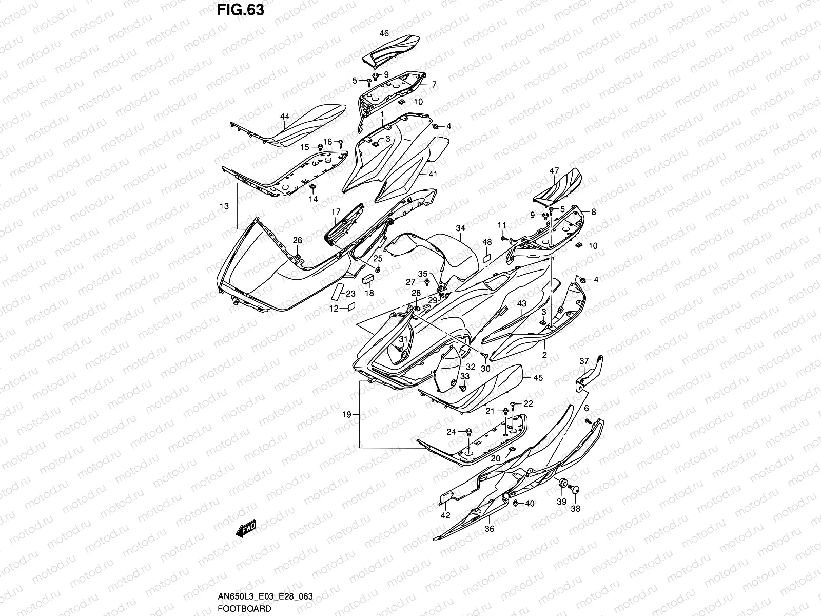 63 - FOOTBOARD