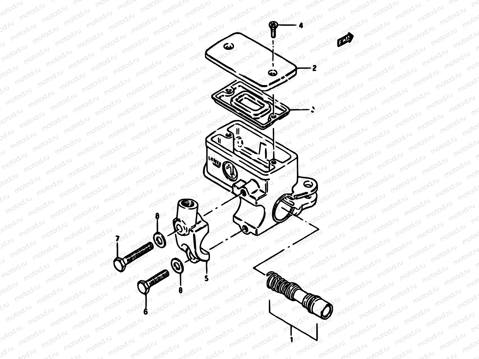 63 - FRONT MASTER CYLINDER