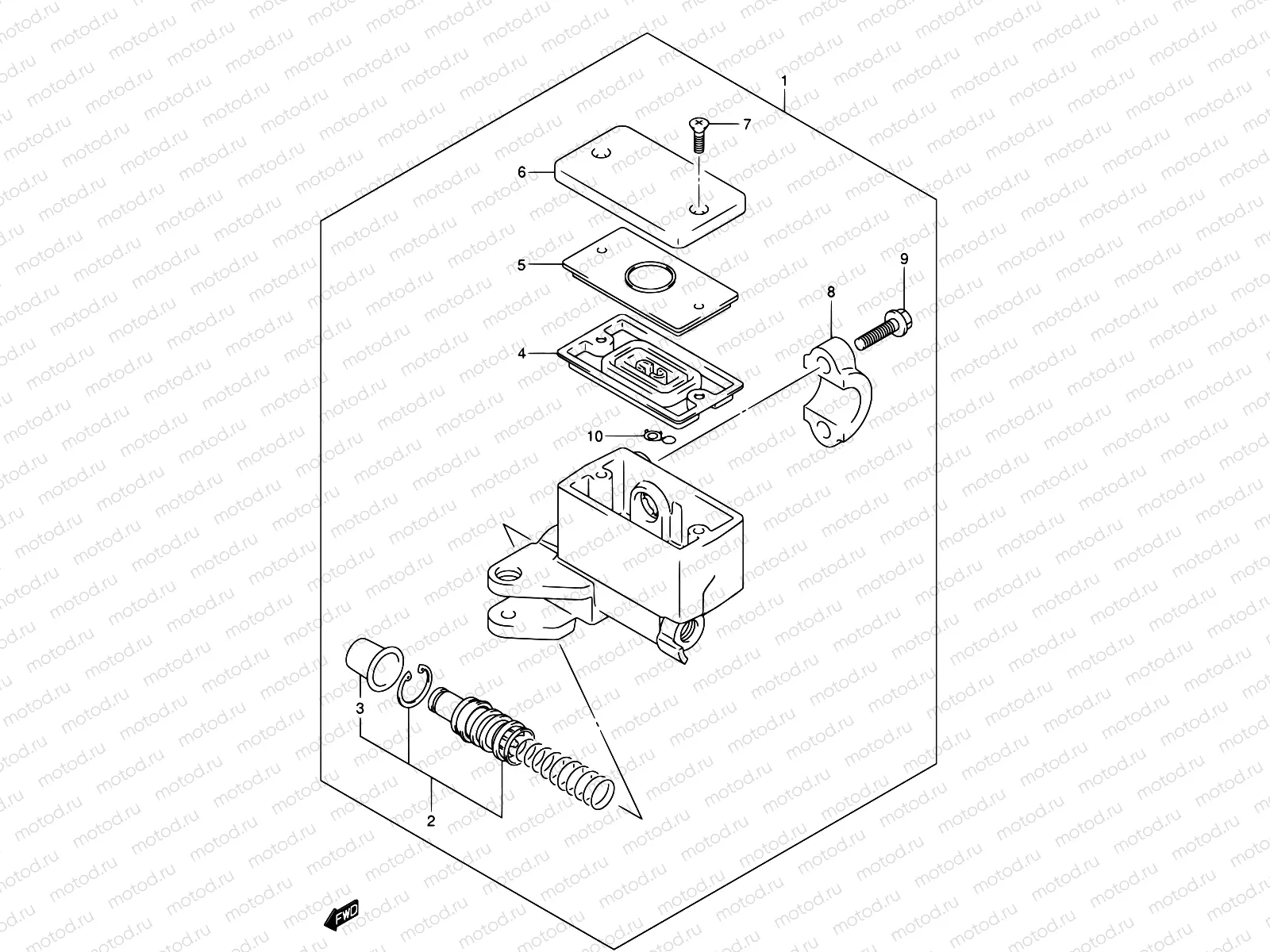 63 - FRONT MASTER CYLINDER (SEE NOTE)