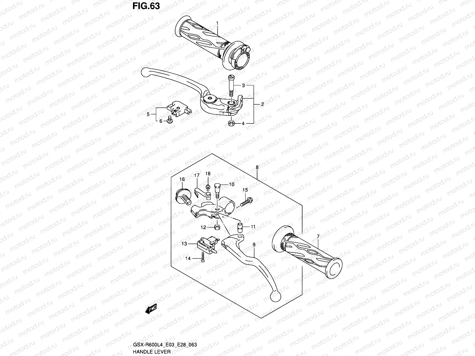 63 - HANDLE LEVER