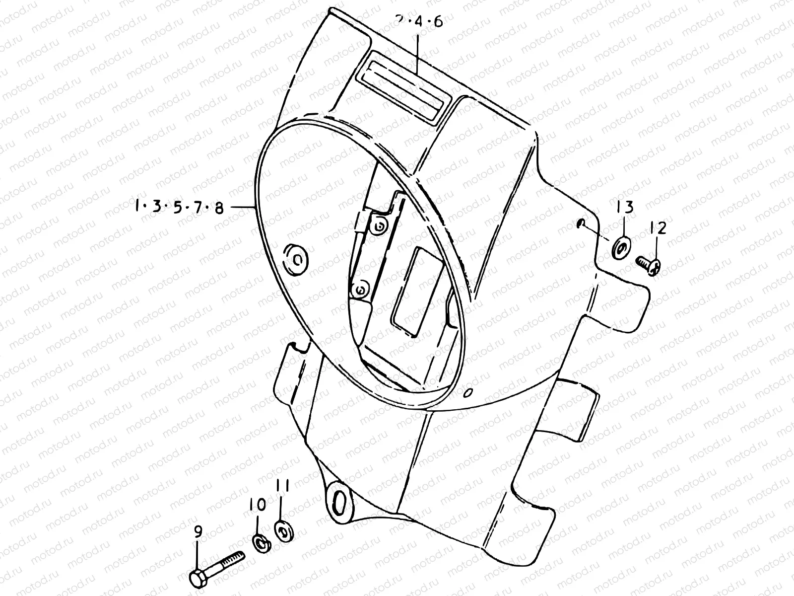 63 - HEADLAMP HOUSING (TS125ERT)