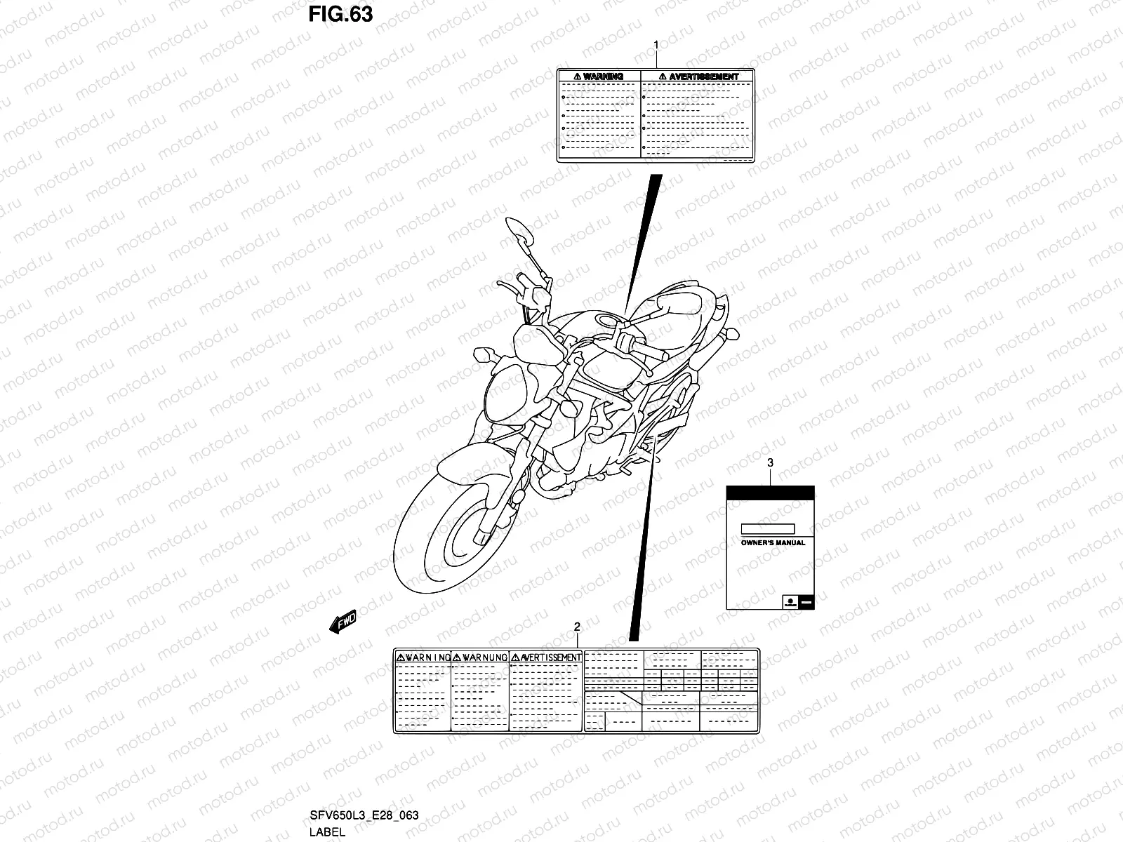 63 - LABEL (SFV650L3 E28)