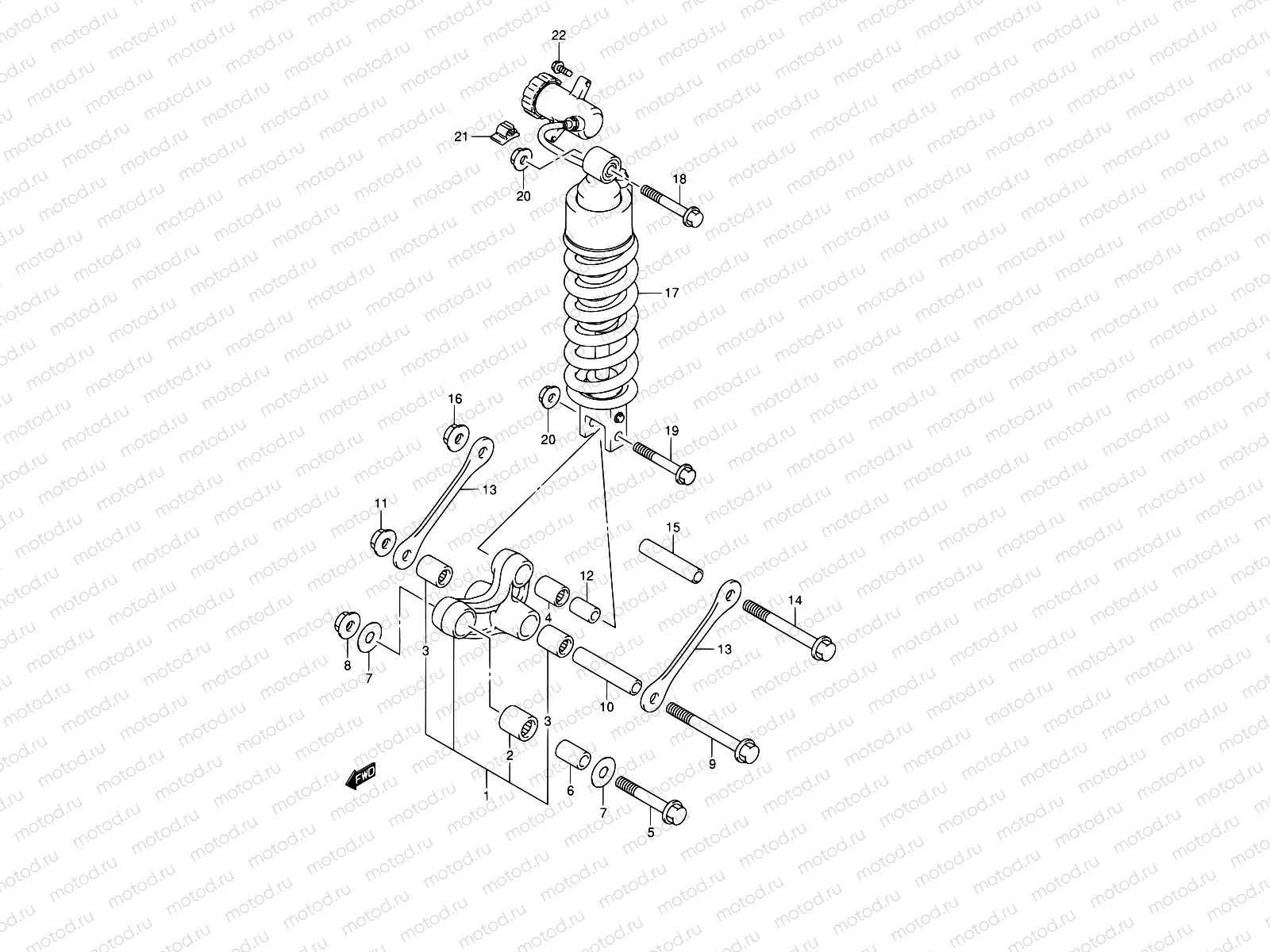63 - REAR CUSHION LEVER