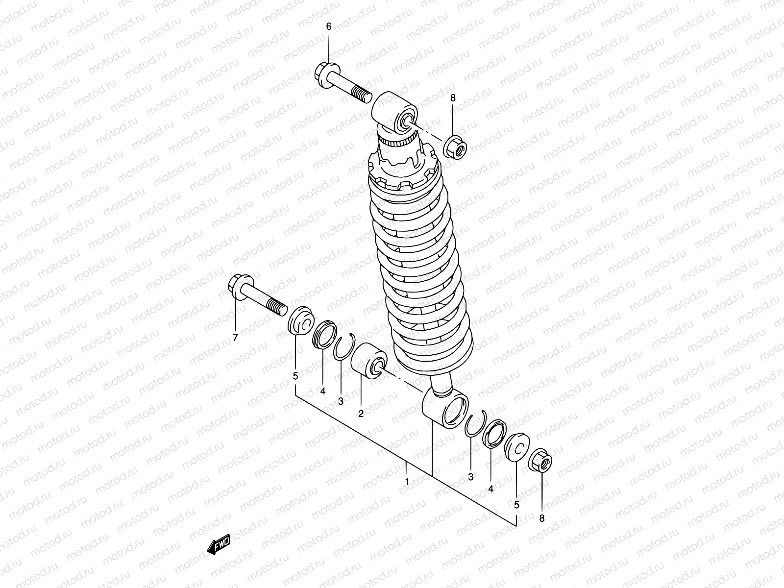63 - REAR SHOCK ABSORBER (MODEL L/N/R)