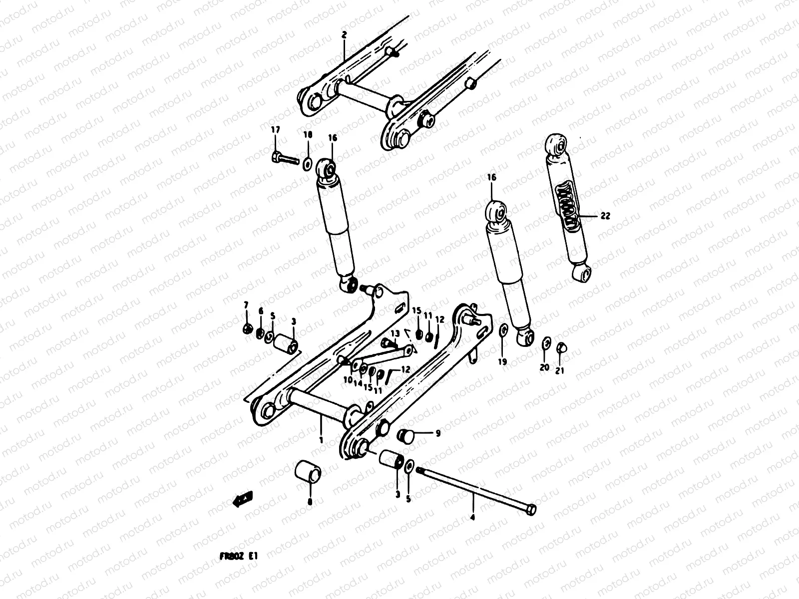 63 - REAR SWINGING ARM