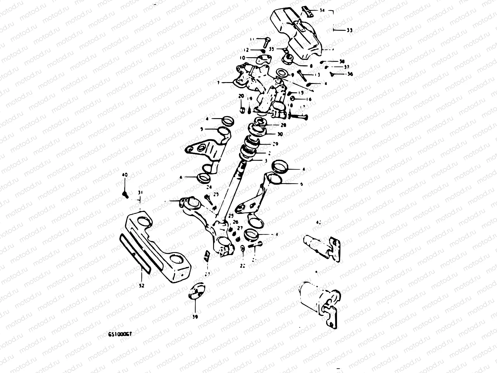 63 - STEERING STEM (E17, E22, E25, E26)