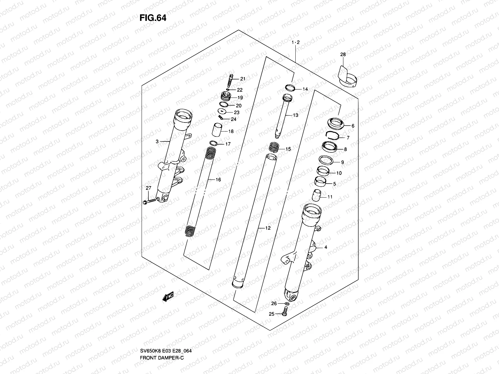64 - FRONT DAMPER