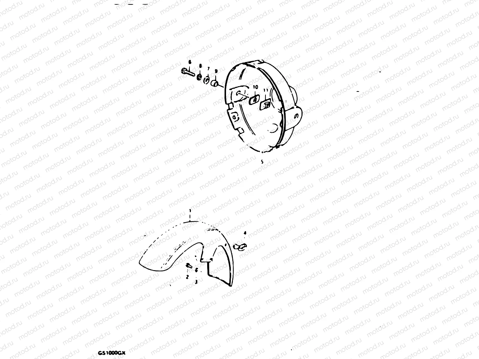 64 - FRONT FENDER - HEADLAMP HOUSING