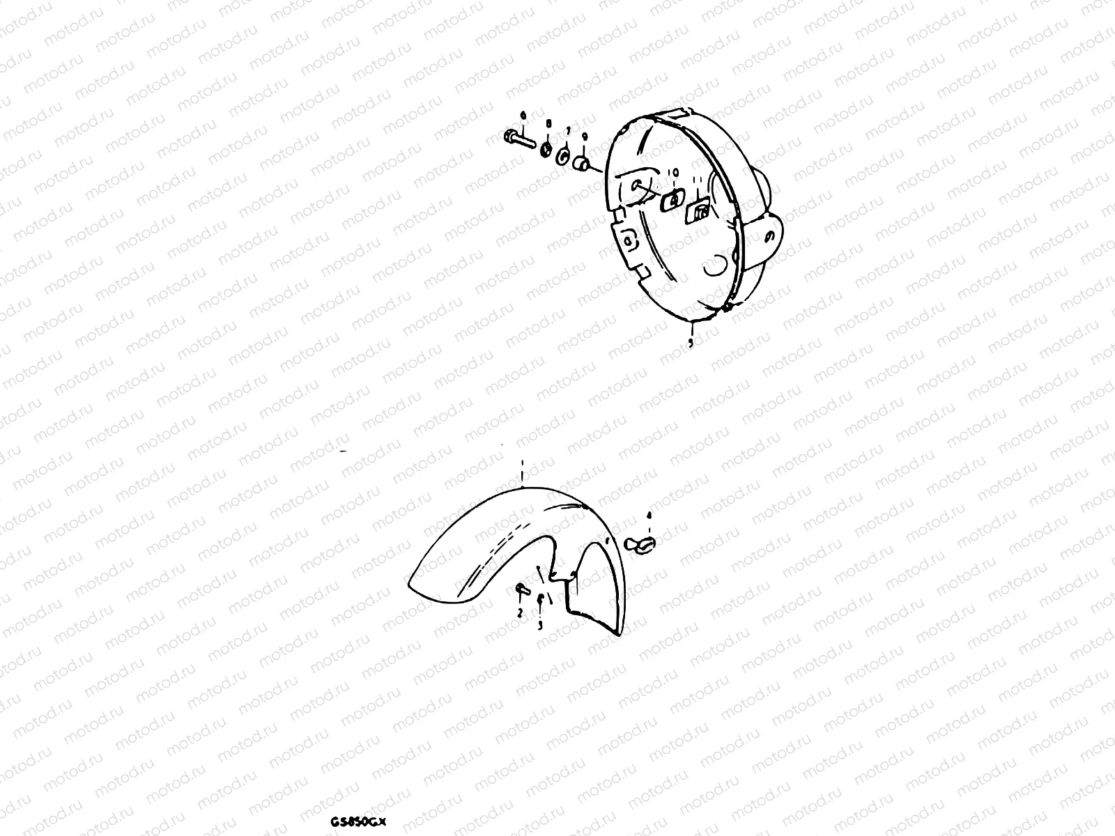 64 - FRONT FENDER - HEADLAMP HOUSING