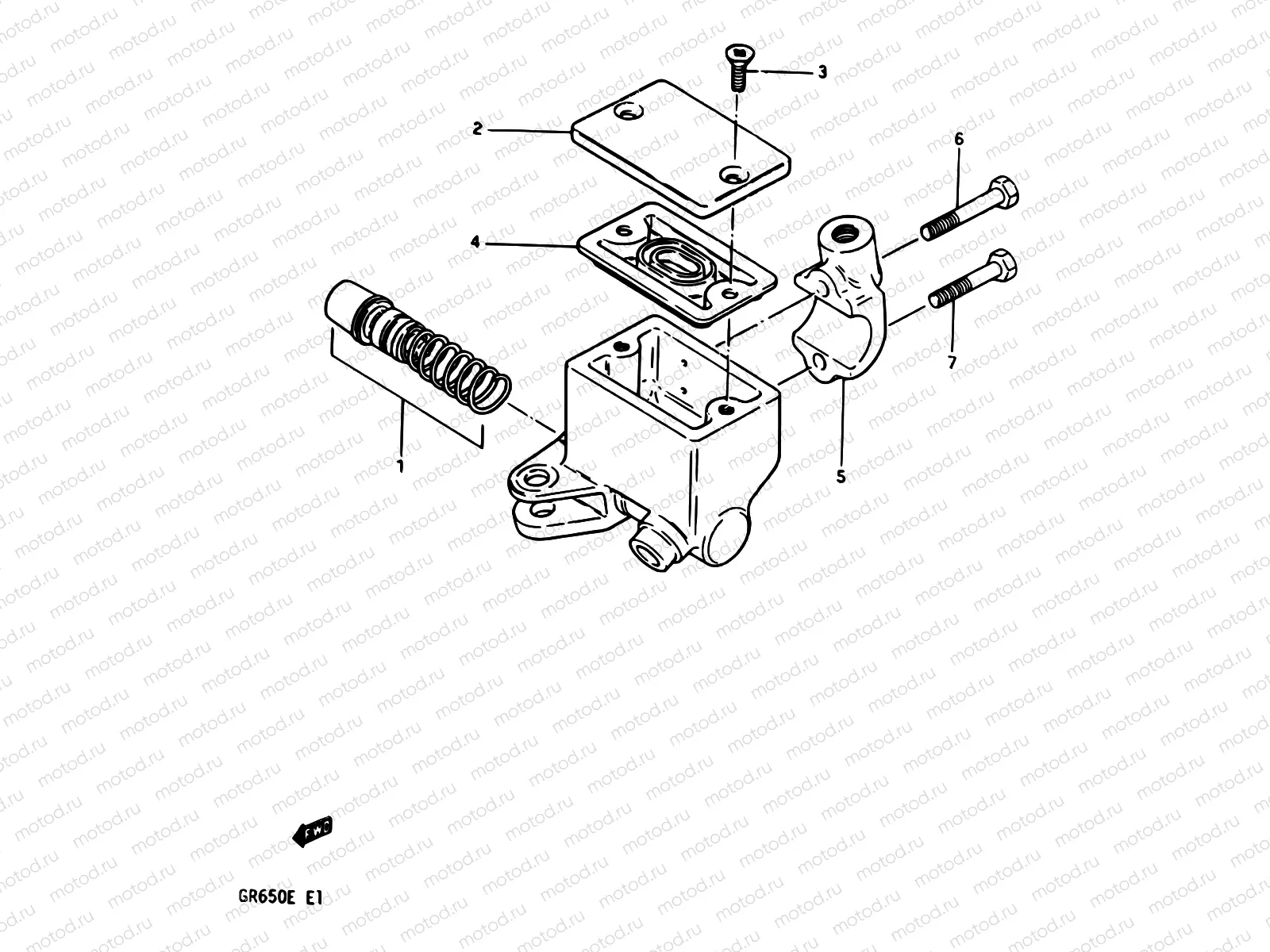 64 - FRONT MASTER CYLINDER