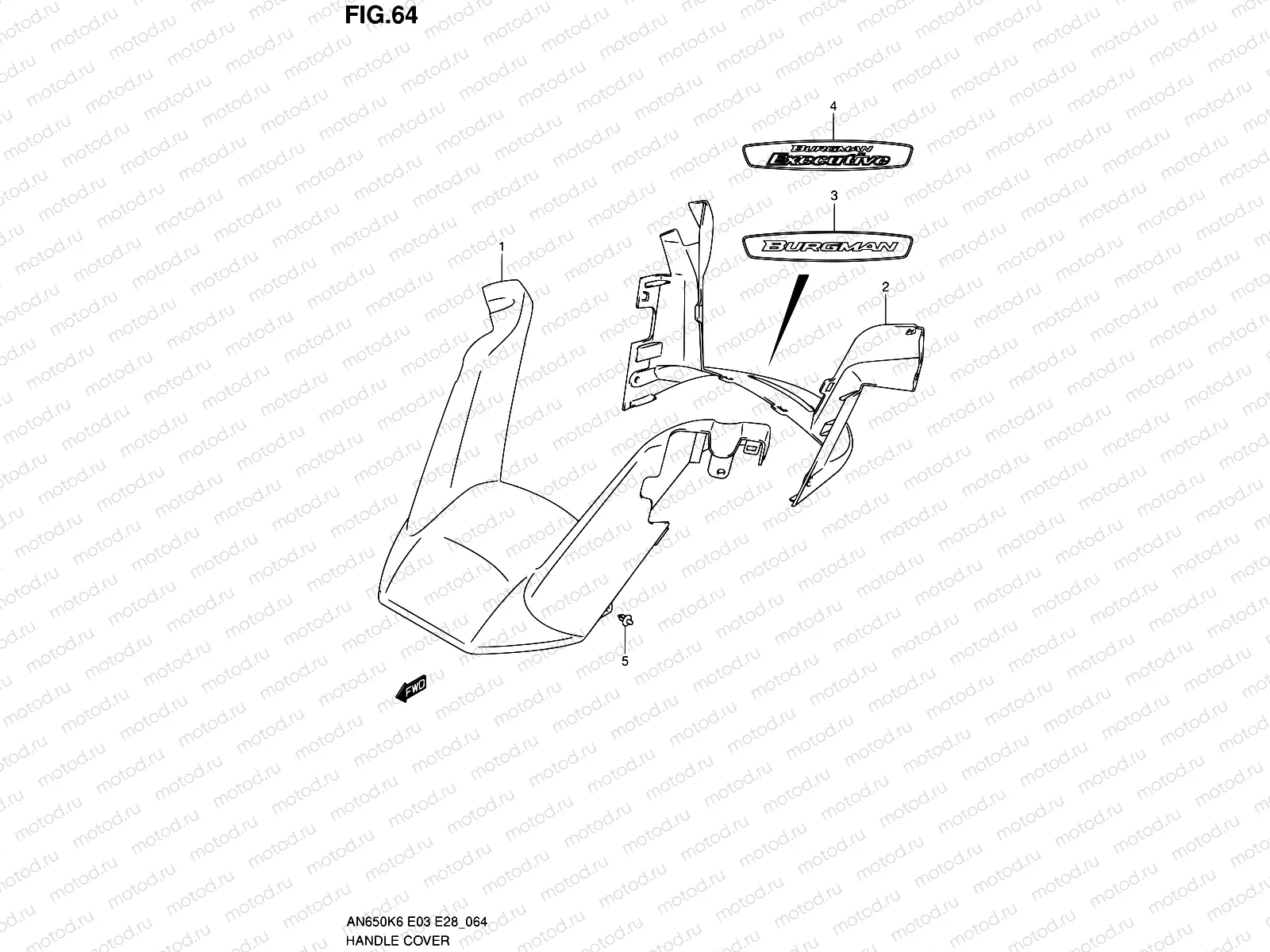 64 - HANDLE COVER