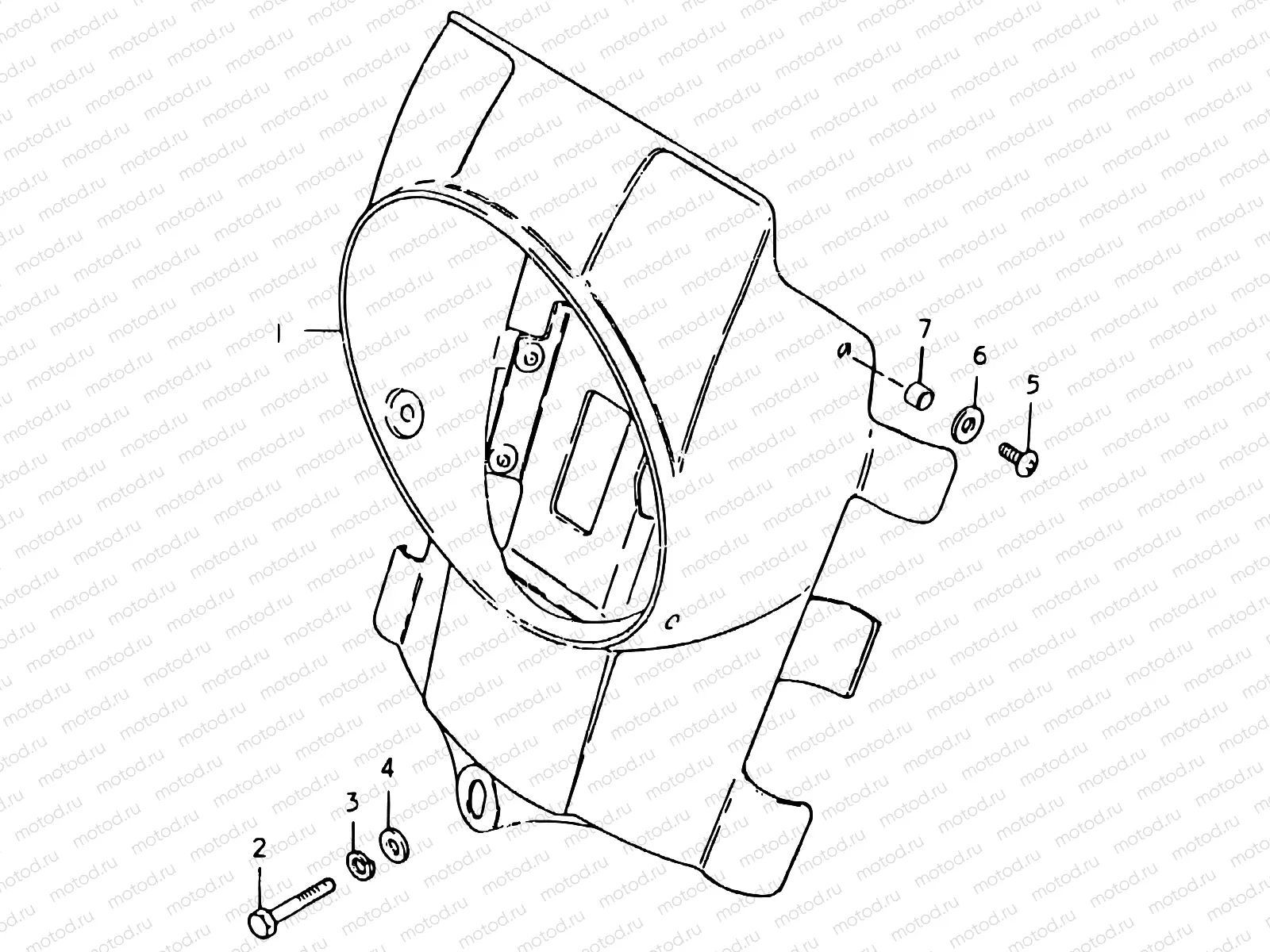 64 - HEADLAMP HOUSING (TS125ERX)
