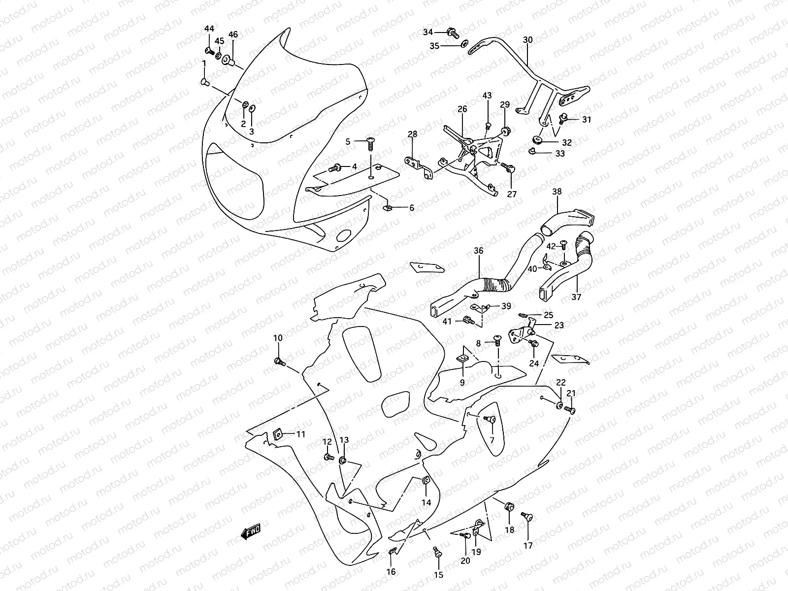 64 - INSTALLATION PARTS (MODEL R/S)