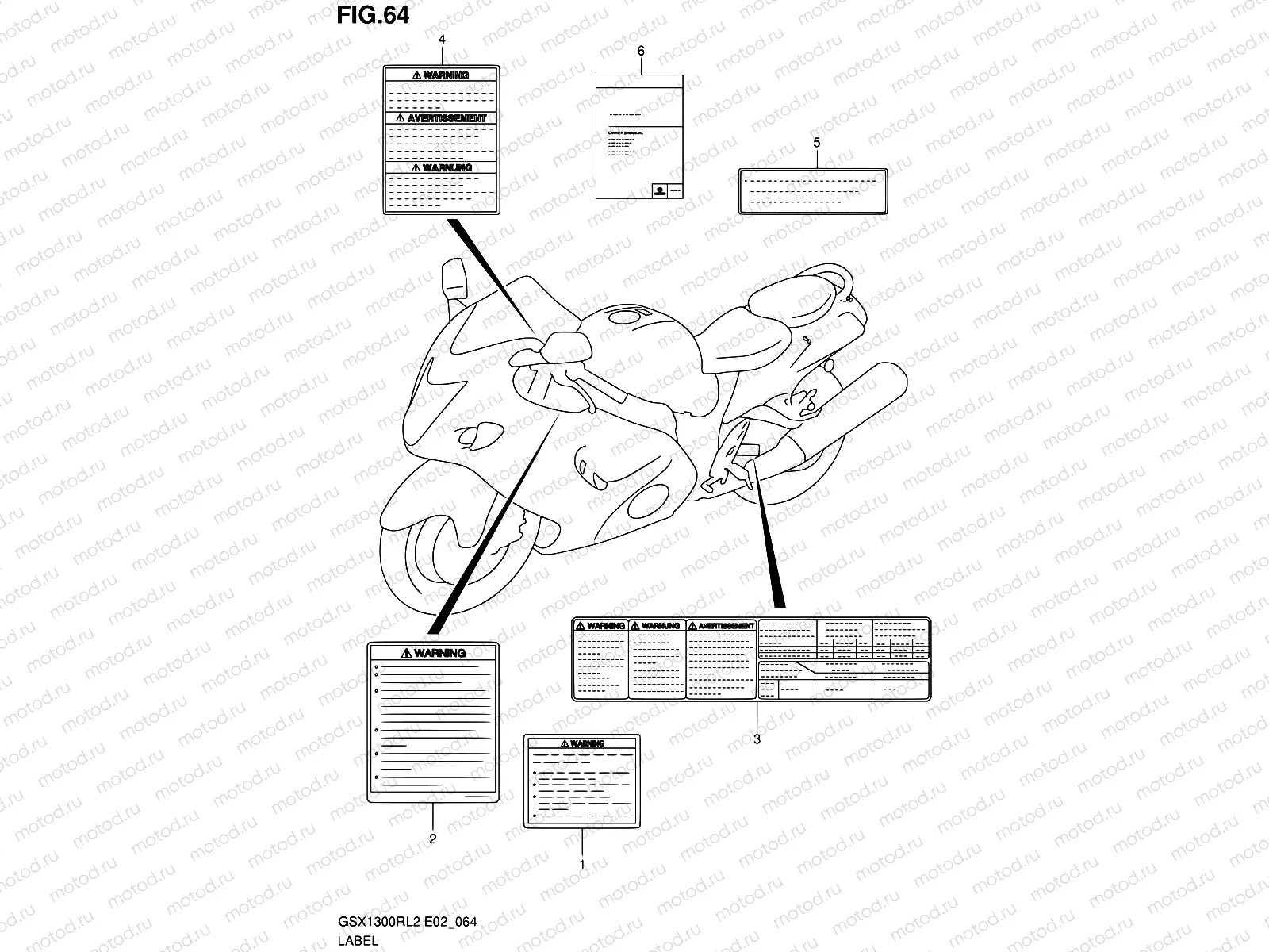 64 - LABEL (GSX1300RL2 E24)