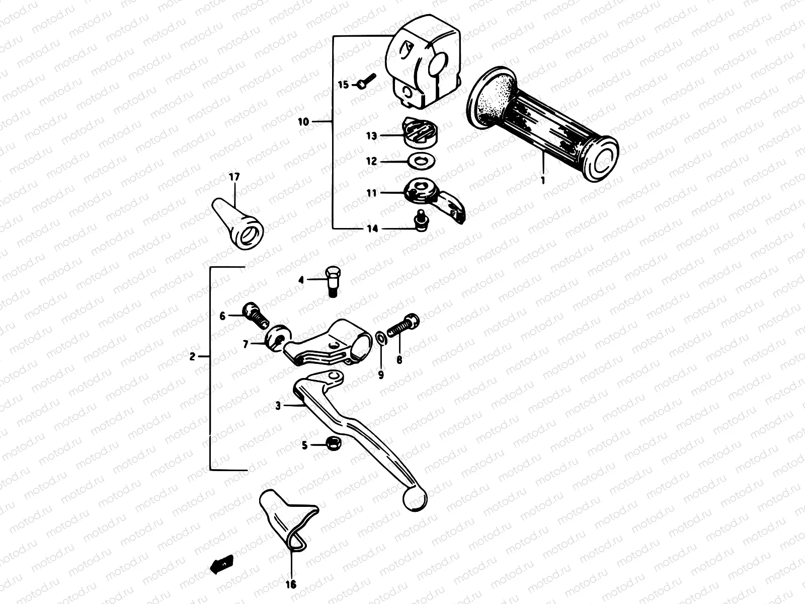 64 - LEFT HANDLE SWITCH