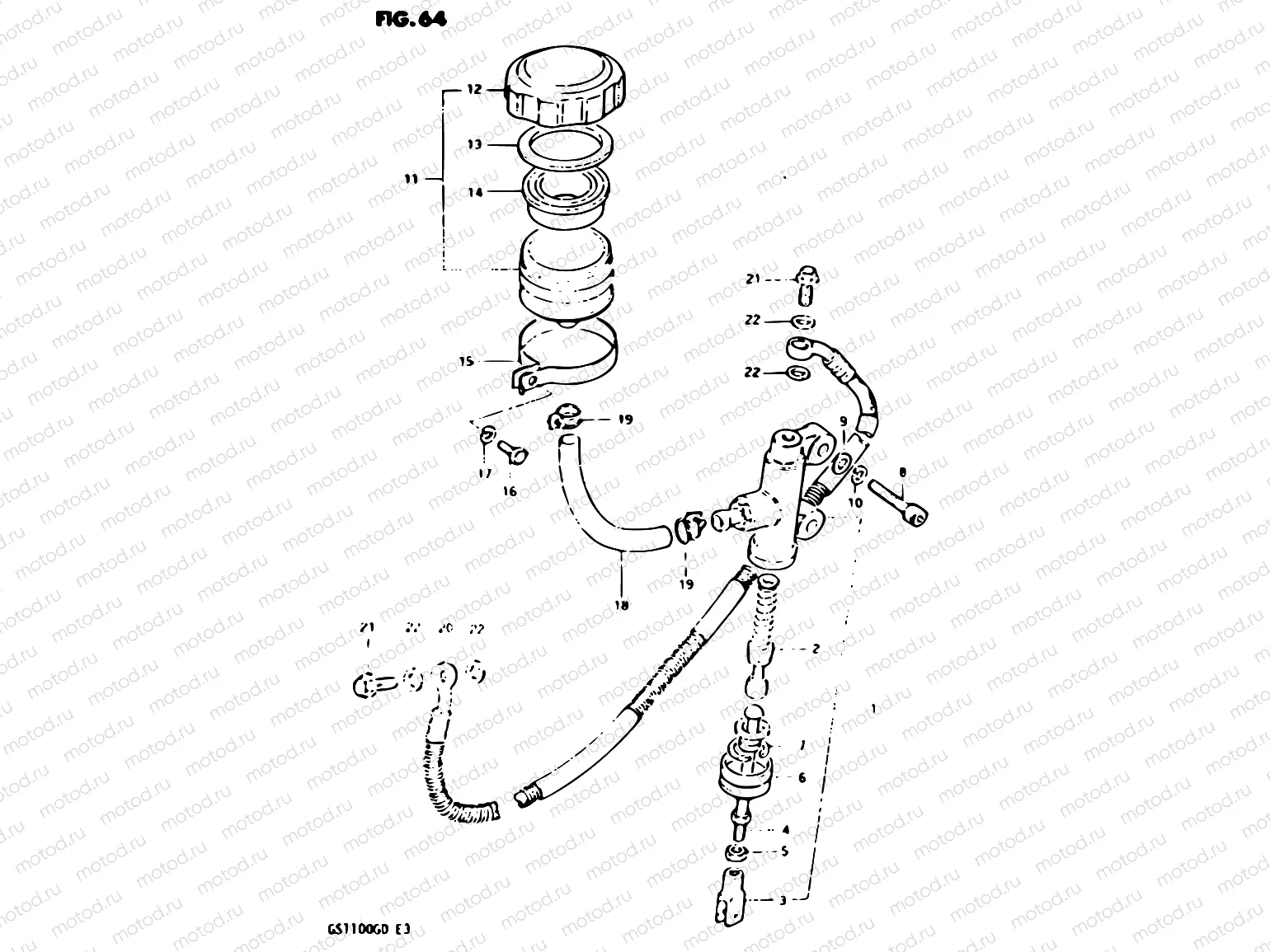 64 - REAR MASTER CYLINDER