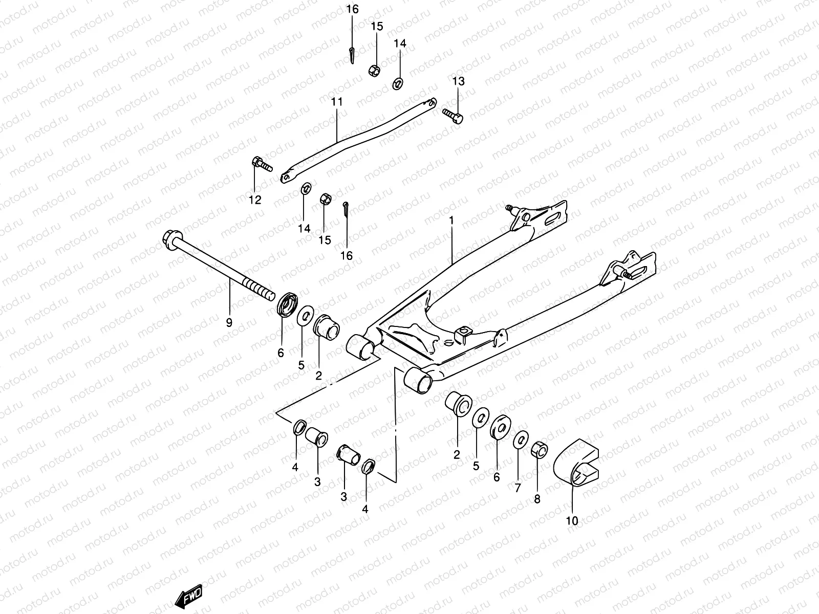 64 - REAR SWINGING ARM