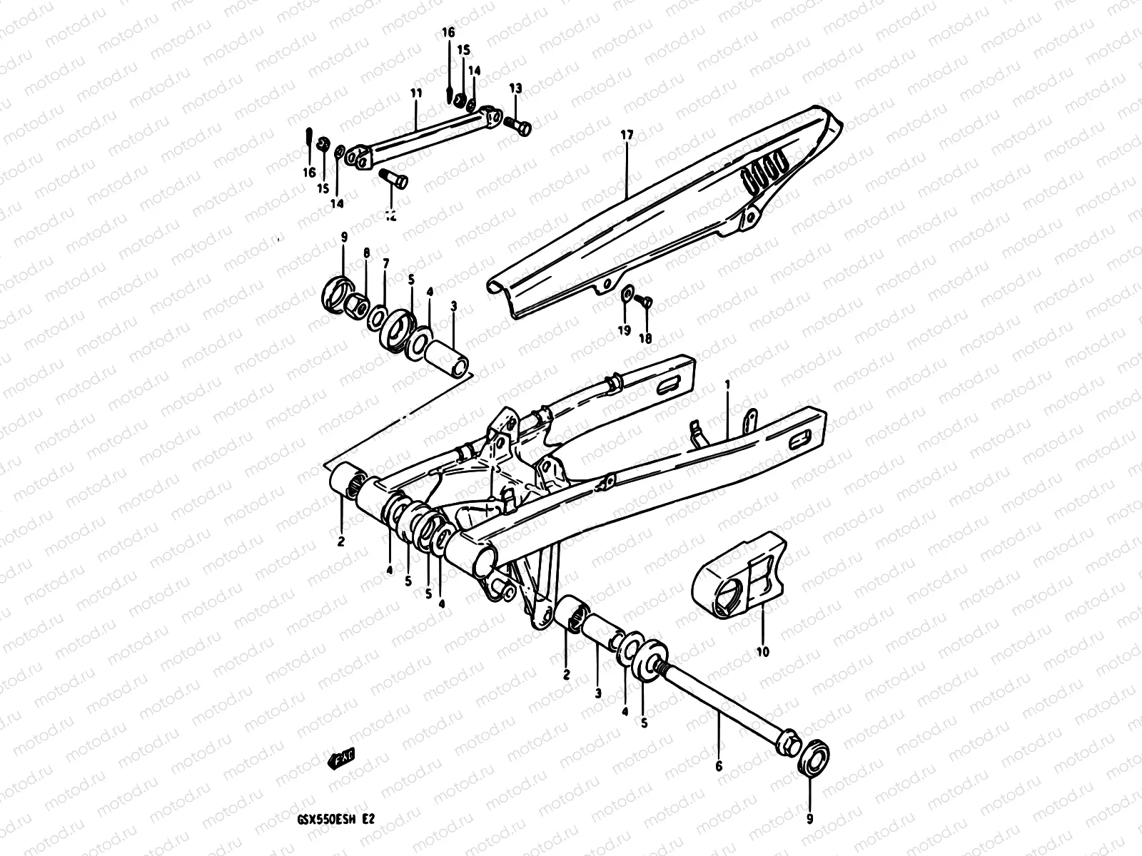 64 - REAR SWINGING ARM