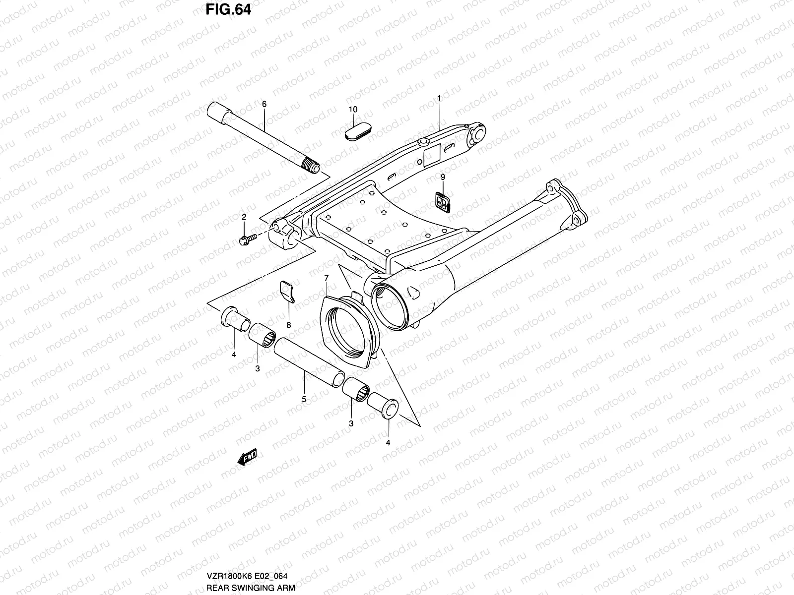 64 - REAR SWINGING ARM
