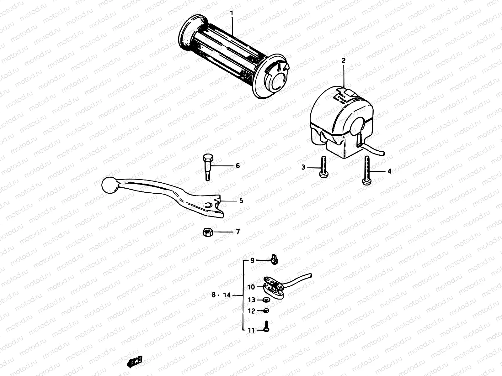 64 - RIGHT HANDLE SWITCH