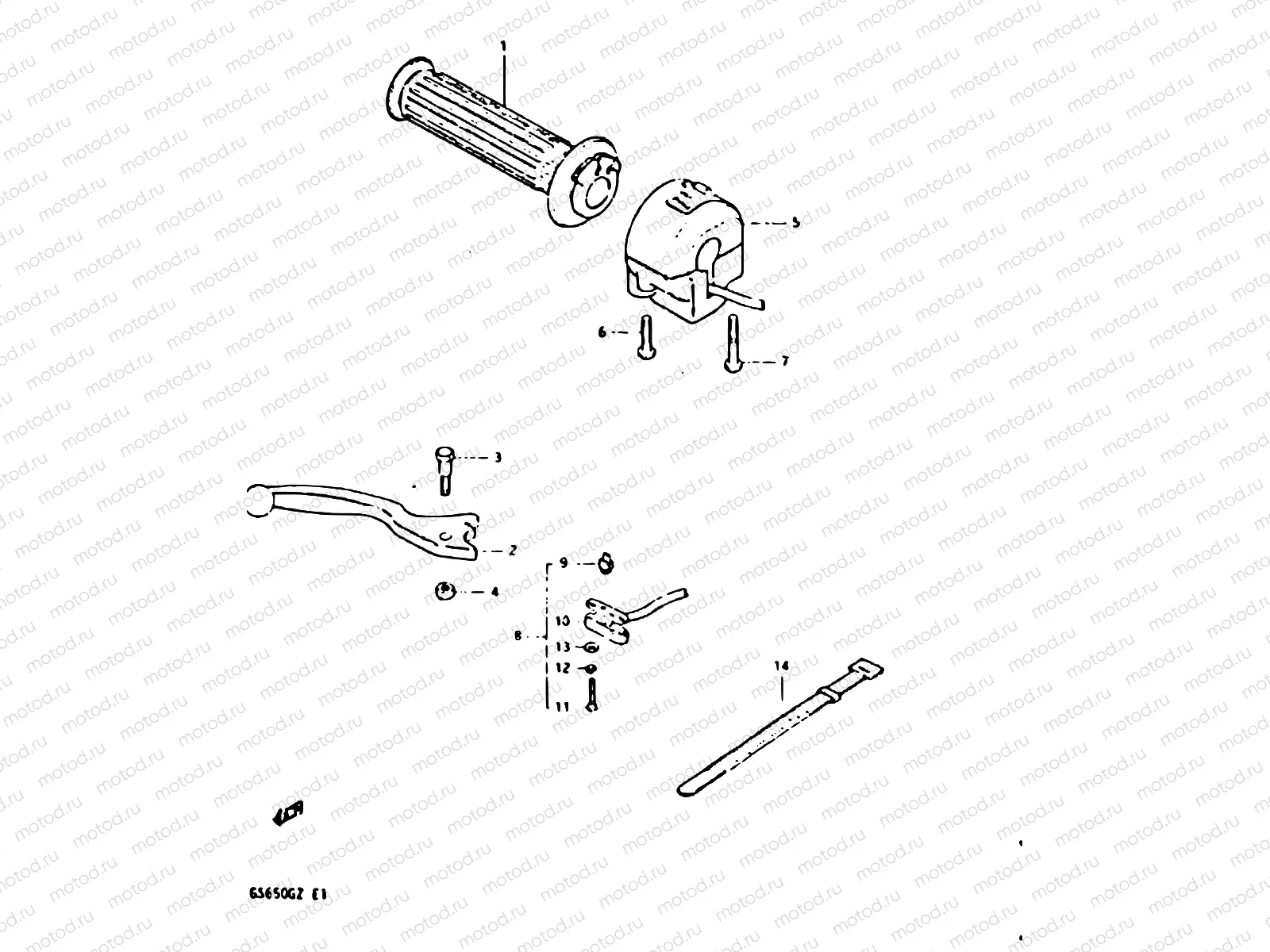 64 - RIGHT HANDLE SWITCH (MODEL Z)