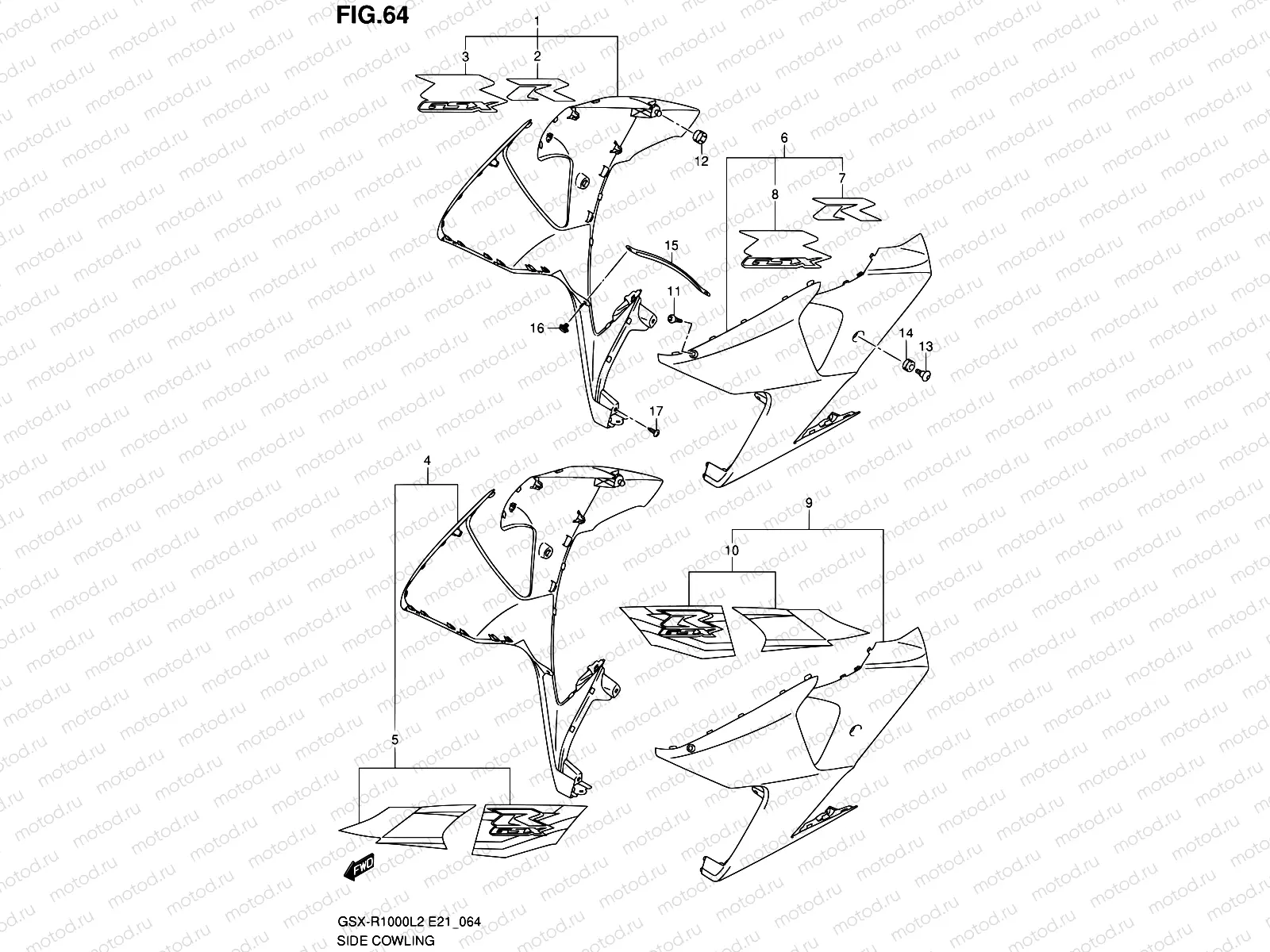 64 - SIDE COWLING