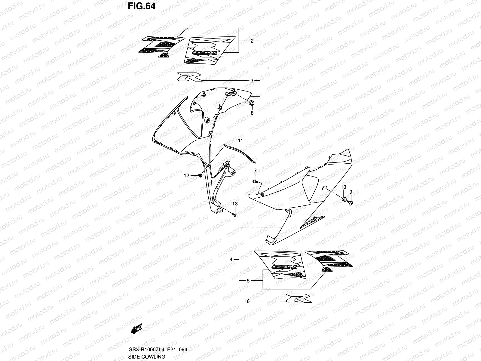 64 - SIDE COWLING