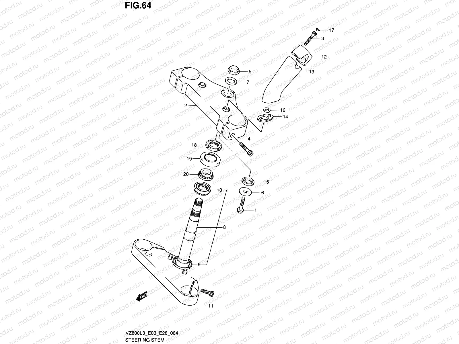 64 - STEERING STEM